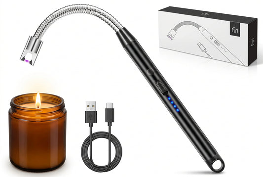 Lighter Long Flexible Electric Arc Usb Rechargeable Windproof Flameless Electronic Smoking Plasma Lighters