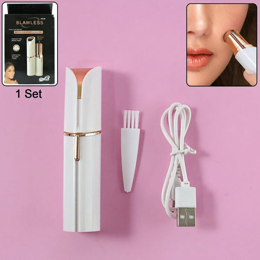 Rechargeable Facial Hair Remover Set For Women   1 Set